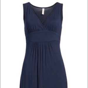 LOVEAPPELA Bridesmaid Maxi Dress in Navy Blue Sz/S